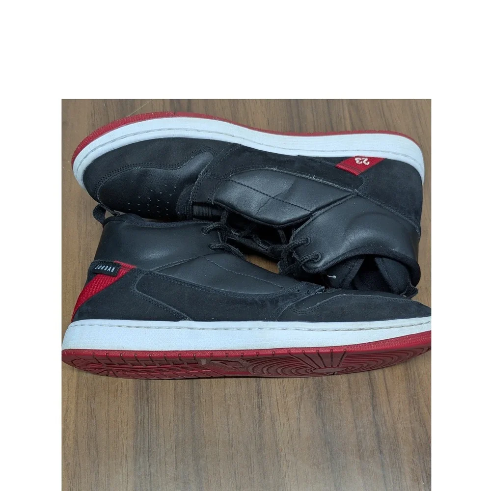 Air Jordan Fade Away Black Red White Basketball Shoes AO1329-023 Mens 12